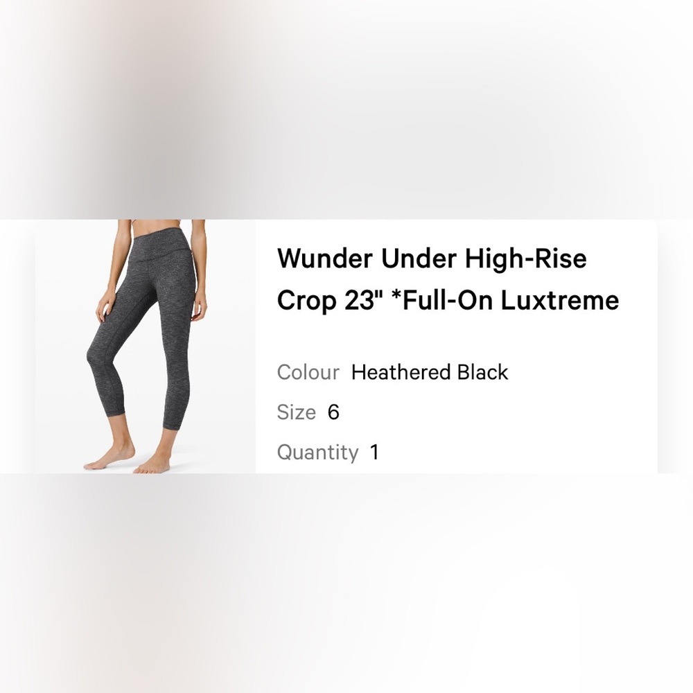 Wunder Under High Rise Tight 23” Full on Luxtreme
